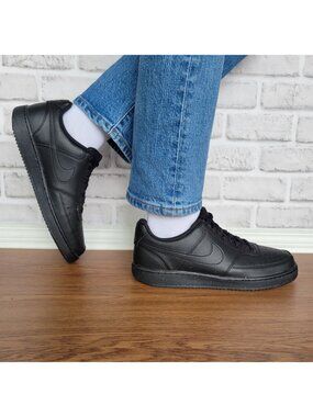 ⭐Nike Court Vision Lo NN Next Nature Sz 7.5 Mens Shoes Sneaker Black  DH2987-002